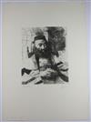 JACK LEVINE Group of 10 etchings.